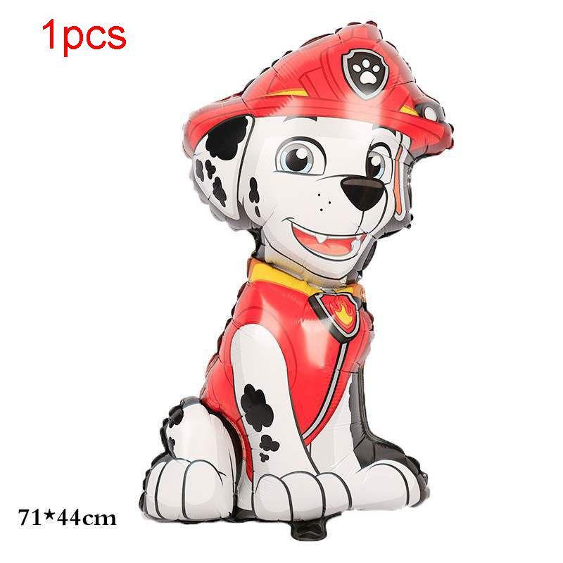 Lebhaftes Paw-Ballon-Set mit Marshall, Chase und Skye für unvergessliche Geburtstagsfeiern