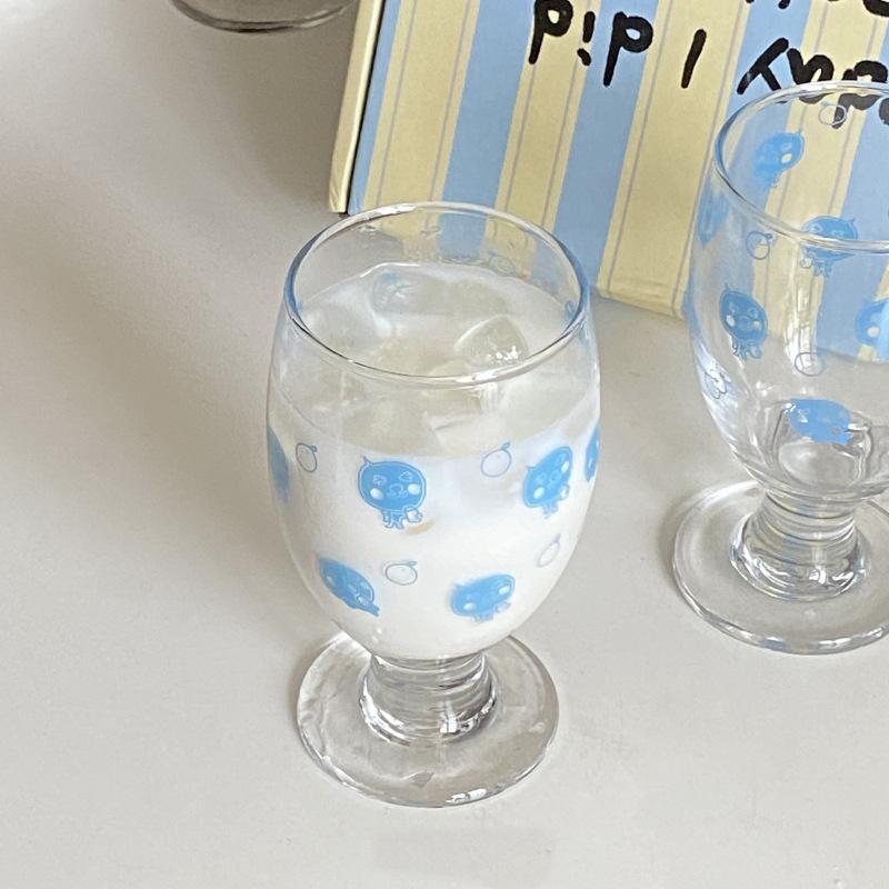 

Medieval Cute Blue Orange Goblet Can enter the dishwasher 300ml