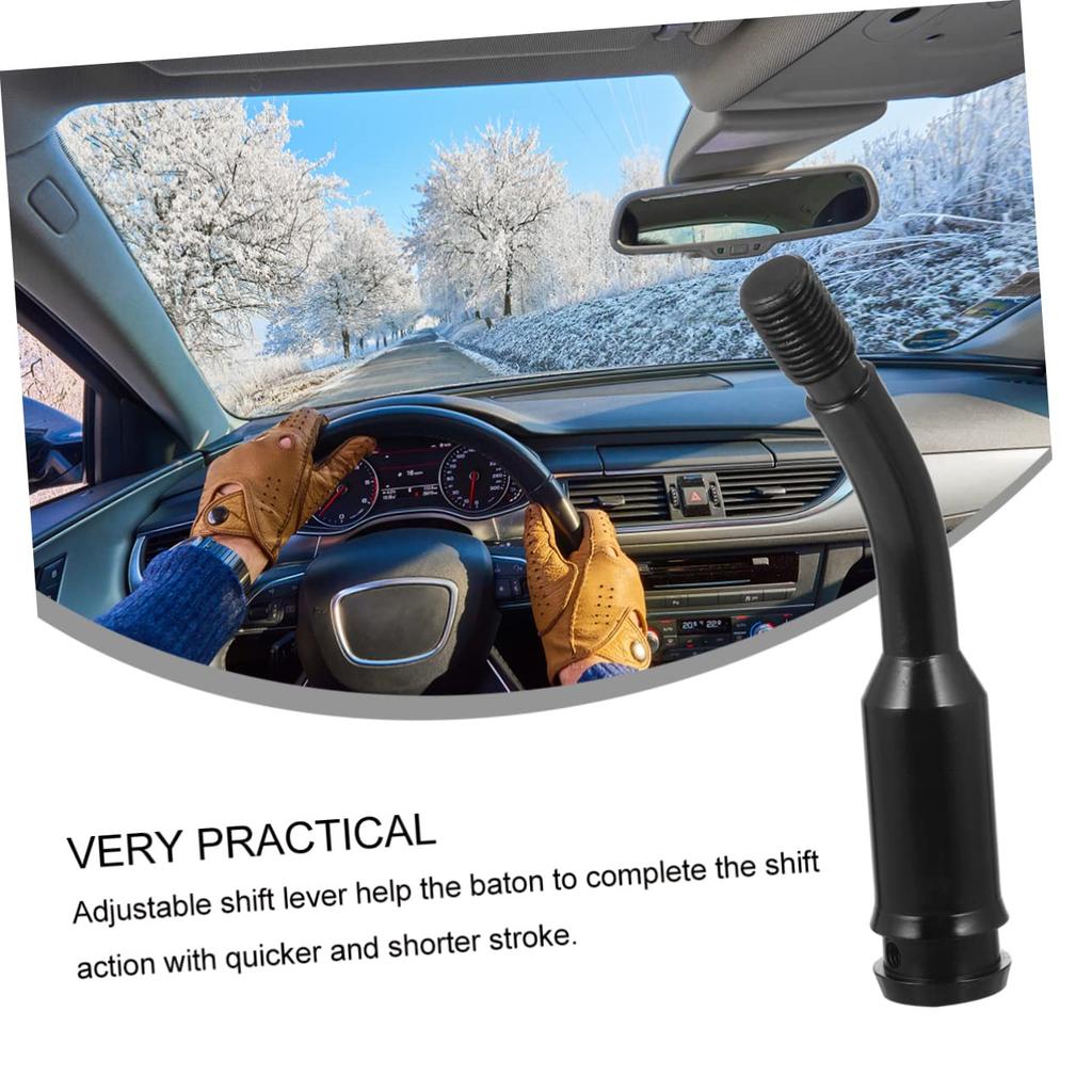 SUPVOX Extension Rod Gear Knob Extender Carbon Fiber Knob Knob Stick Shifter Gear Shift