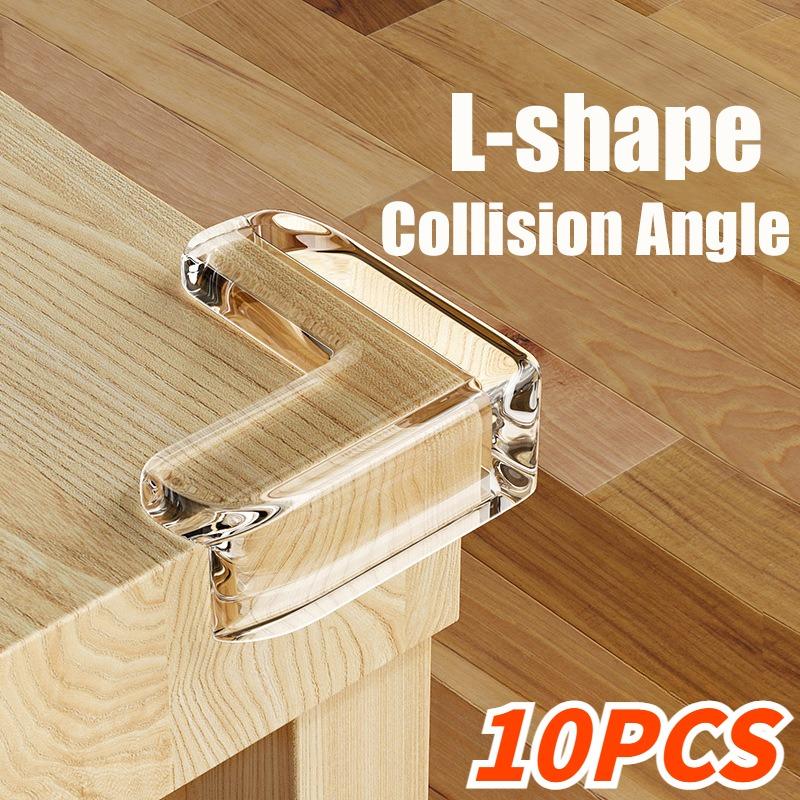 

10 шт. защитный силиконовый уголок для защиты углов стола, прозрачный чехол для защиты углов стола от столкновений Transparent-10PCS