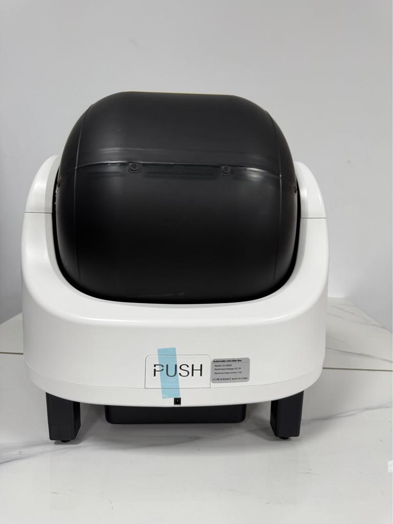 Open Automatic Self-Cleaning Cat Litter Box for Large Cats Smart Electric Toilet with One-Touch Waste Removal