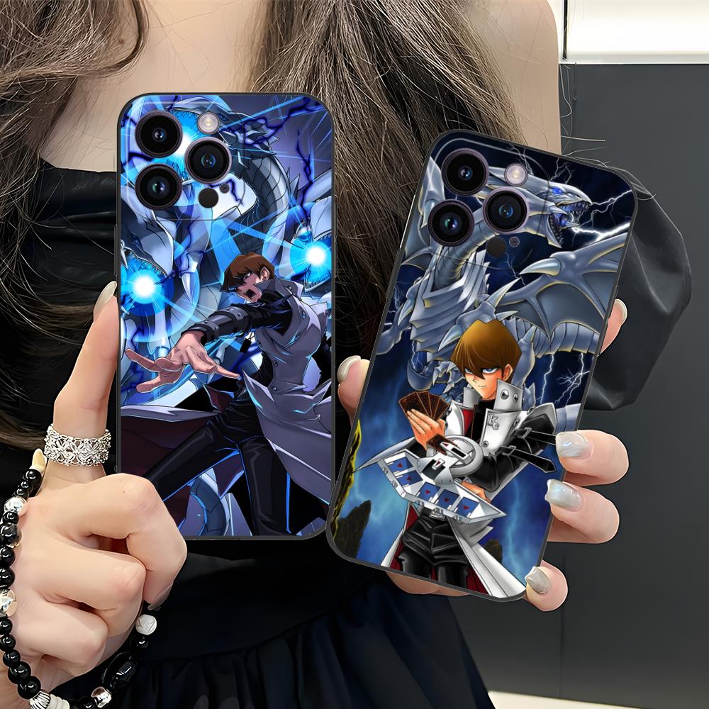 Yugioh Seto Kaiba Phone Case for iPhone 17 16 15 14 13 12 11 X XR XS 8 7 Air Pro Max Plus Mini Soft TPU Shockproof Cover