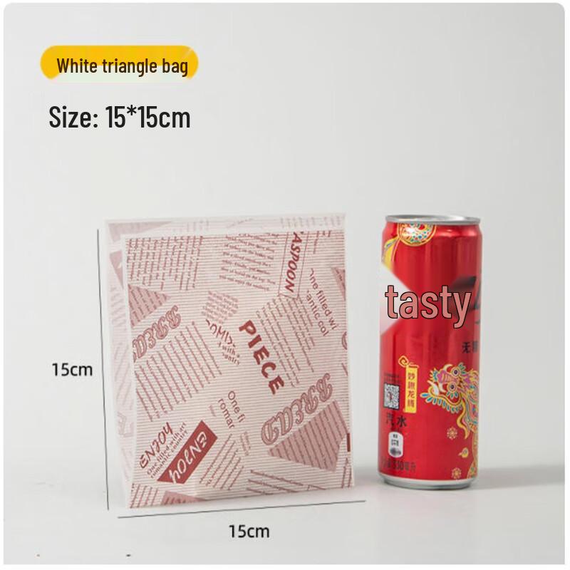 

Disposable Oil-Proof Triangle Food Bags