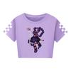 5583 Kids Girls Lily Lovebraids Print Short Style T-Shirt