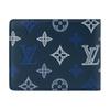 Louis Vuitton Multiple Monogram Shadow Leather Wallet Men Wallet Deep-Blue M29137
