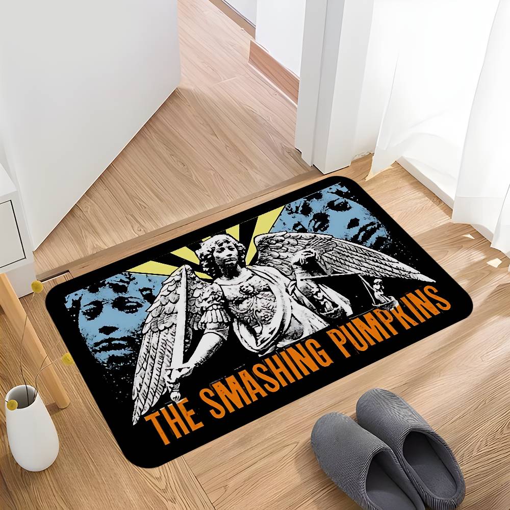 Rock Band The Smashing Pumpkins Floor Mat Rectangle Anti-slip Home Soft Badmat Front Door Indoor Outdoor Mat Hotel Decor Mat