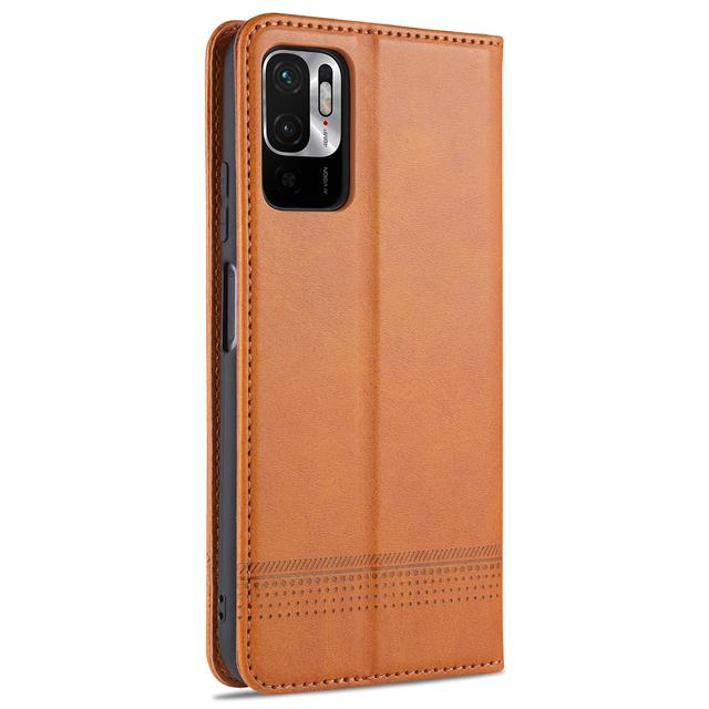 Deluxe Magnetic Adsorption Leather Fitted Case for Xiaomi Redmi Note 10T 5G Flip Cover Protective Case Capa Fundas