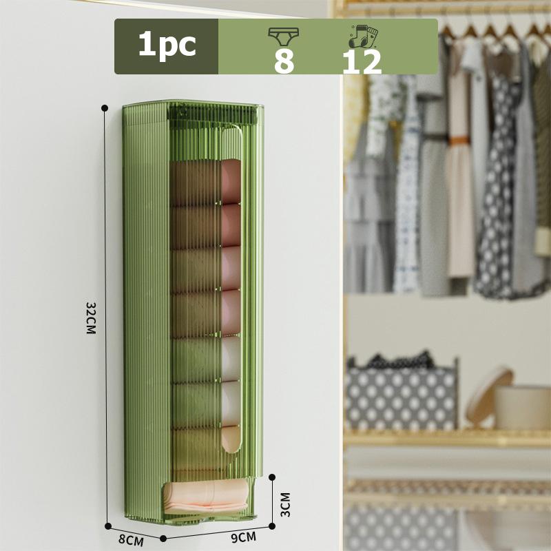 Underwear Storage Storage with Cover Punch Free Wall Storage Box Socks Collector