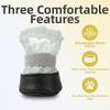 4Pcs Breathable Anti-Slip Dog Boots Non-Slip Foot Covers Puppy Net Boots  Walking Running