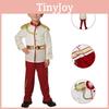 Anime White Snow Boy Prince Charming Child Cosplay Costume Christmas Masquerade