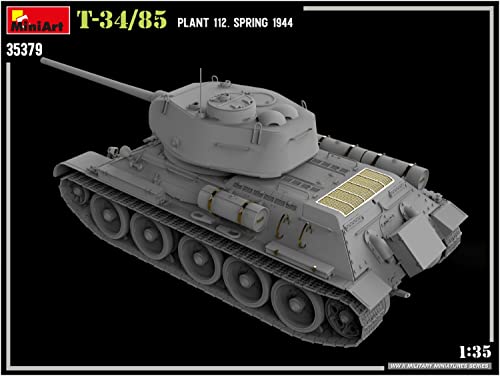 Miniart 1/35 Scale T-34-85 Factory No. 112, Spring 1944 Plastic Model Kit MA35379