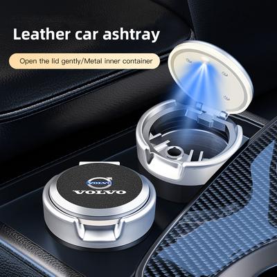 Volvo Auto Innenraum Aschenbecher Rauch Asche Aufbewahrungsbecher Zubehör für Volvo XC90 V90 V60 XC60 V40 EC40 EX40 S80 S60 S90 C40 XC40 V7