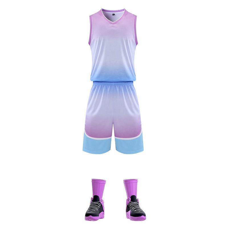 Summer Basketball Training Jersey Set for Men, Women, and Children