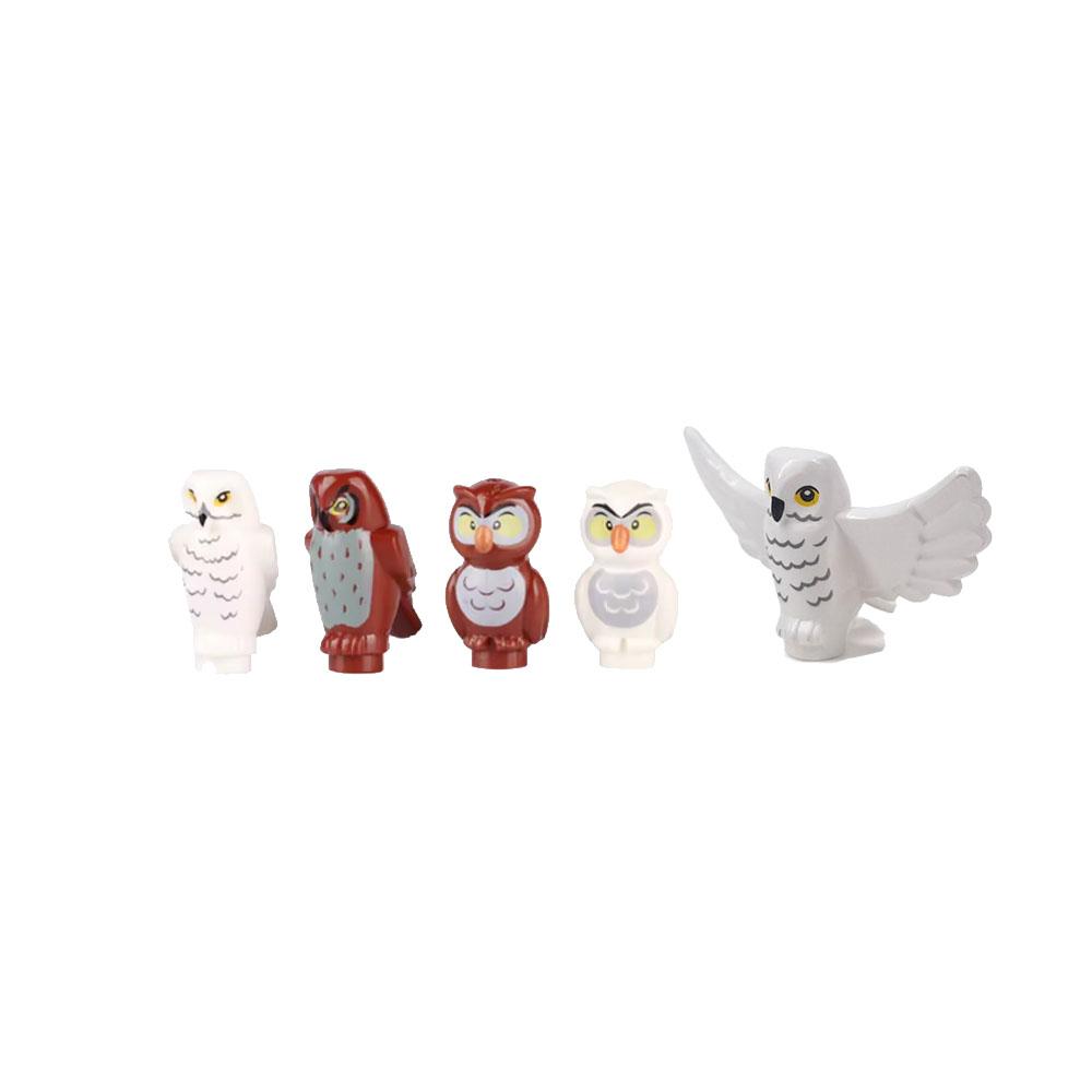 Città Animale Zoo Fattoria MOC Mattoncini Porco Pollo Pecora Coccodrilli Panda Delfino Elefante Gorilla Frutta Aquila Mattoncini Giocattoli A012