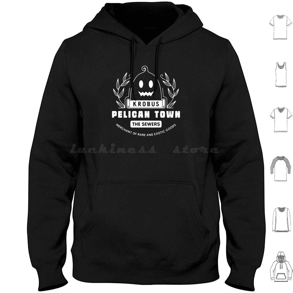 Krobus Merchant Hoodie Cotton Long Sleeve Junimo Junimos Stardew Valley Valley Game Gaming Gamer Video Game Video Games