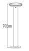 Rain-resistant GWSOLAR Solar LED Street Light, 100lm Brightness, White or Warm White, Remote Control Adjustable, 2-3 Days of Continuous Use On a Full