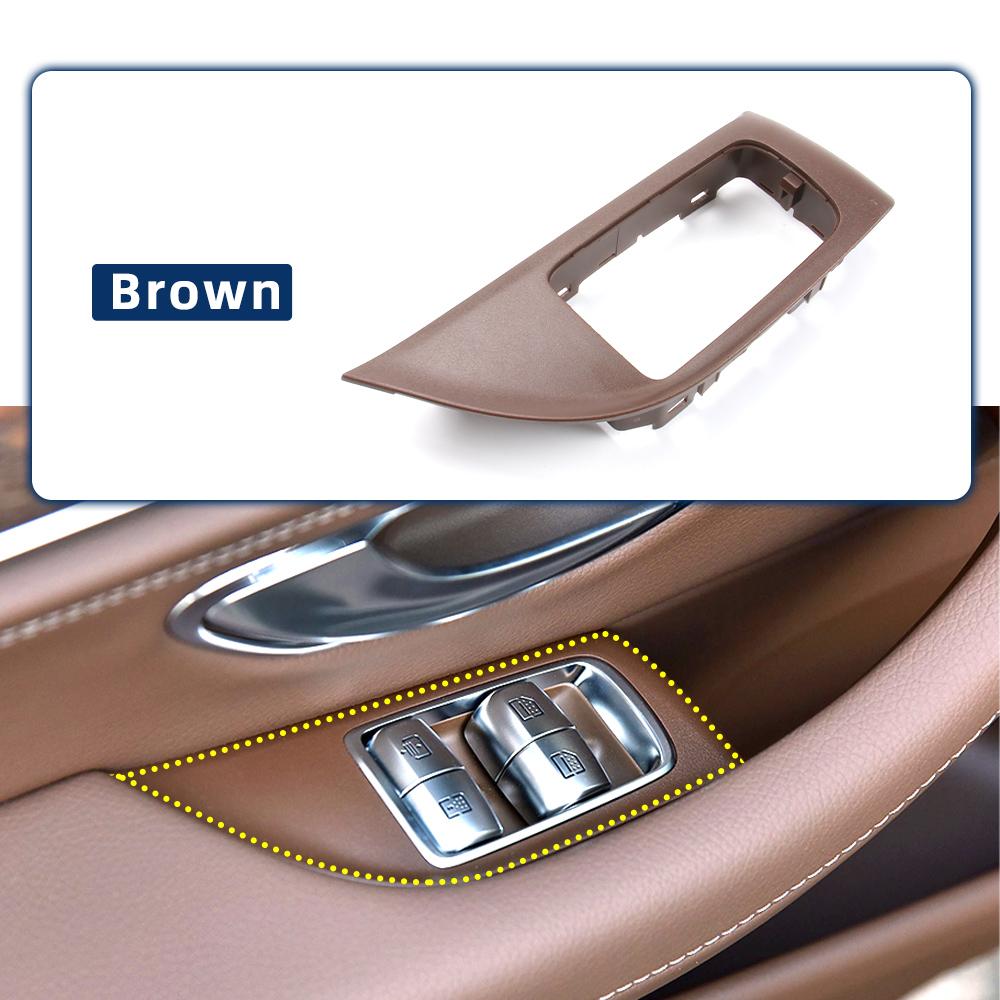 Car Rear Window Lift Switch Bezel Cover For Mercedes Benz E300 E Class W213 2016-2021 Auto Interior Trim Replacement Parts OE 21
