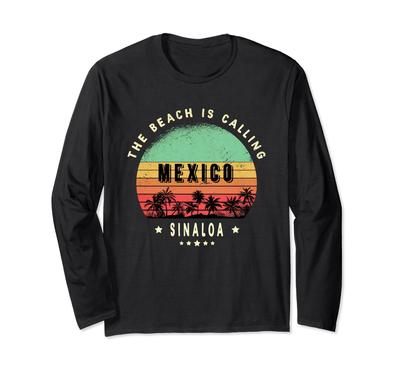 Mexico Pacific Coast Sinaloa, Beach, - Long-sleeved T-shirt