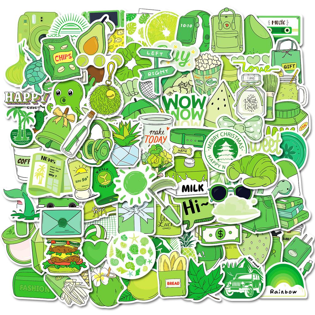 100 Small Size 4Cm Waterproof Stickers For Kids Reward Stickers Toys Diy Water Cup Stationery