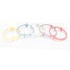 5pcs Candy Color Jesus Bracelets Set for Women Men Simple Colorful Silicone Cross Thin Bracelets Friendship Party Jewelry Gifts