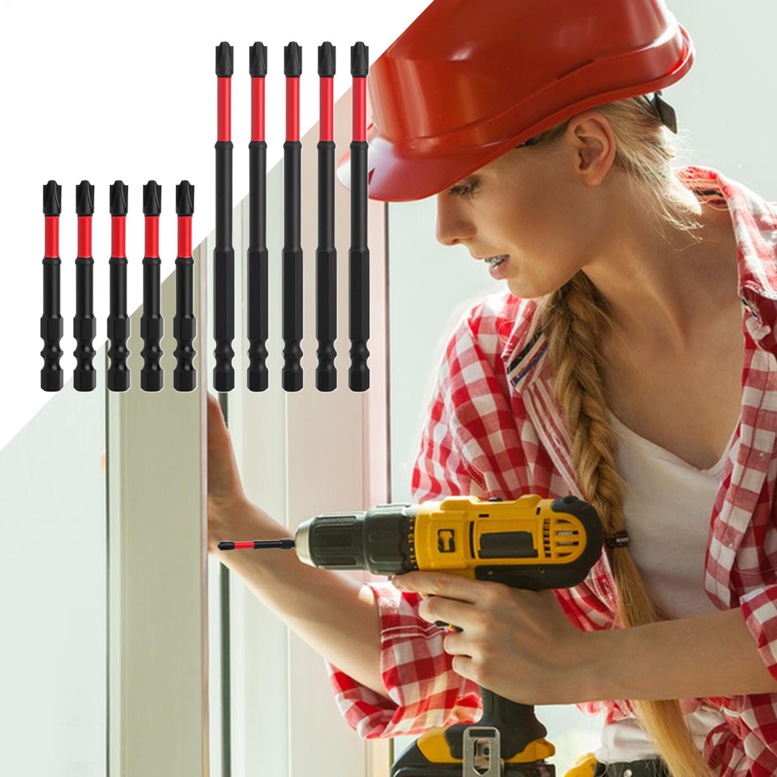 

Screwdriver Bit Set 10 Pieces Steel Screwdriver Bits Multipurpose Anti-Slip Heavy Duty Screw Removal Tool For Home Improvement China Mainland