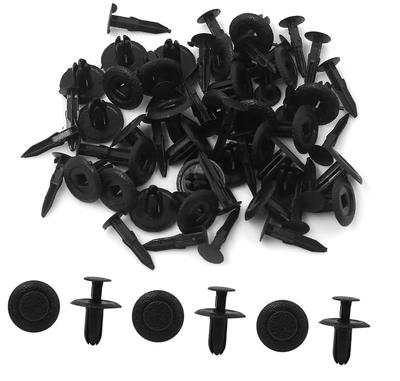 Emsoulnioi 30pcs Push Rivets Automotive Rivets 6mm Hole Fender Bumper Clip for Fastening Push
