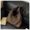 Suede bag women's large-capacity new autumn and winter versatile shoulder messenger bag commuter tote bag