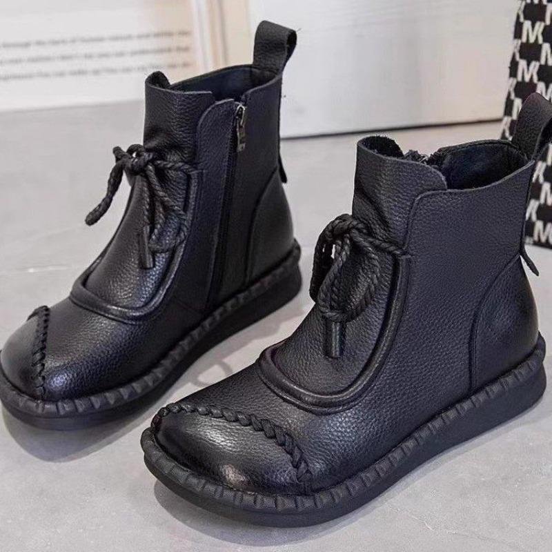 

Plus size lace-up platform platform low-top panelled fashion boots for autumn/winter new side zip women s boots 35 чёрный