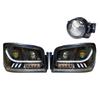 Compatible with Shacman Delong New M3000, X3000, H3000 Headlights: All LED with Four Low Beams and Six High Beams.