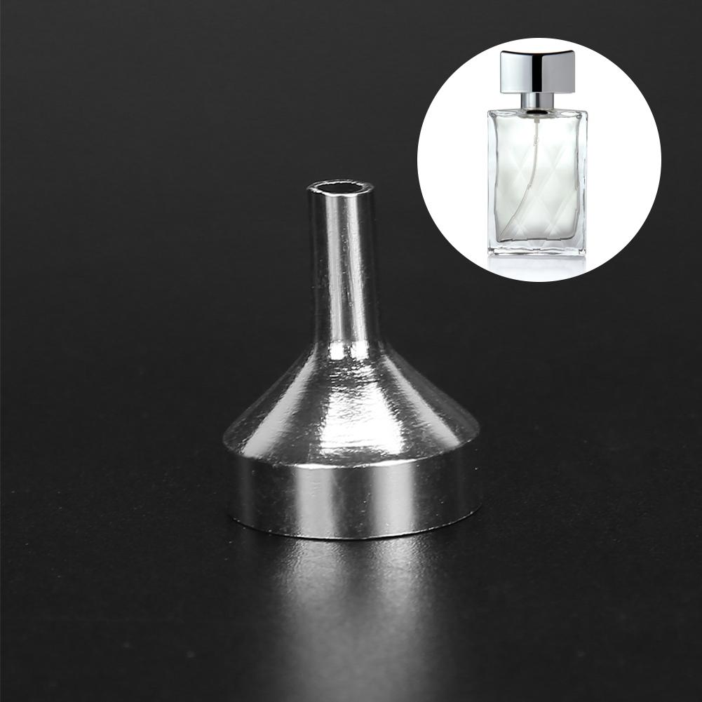 20PCS Aluminum Funnel Cosmetics Perfume Funnel Separating Mini Funnel Portable Makeup Tools