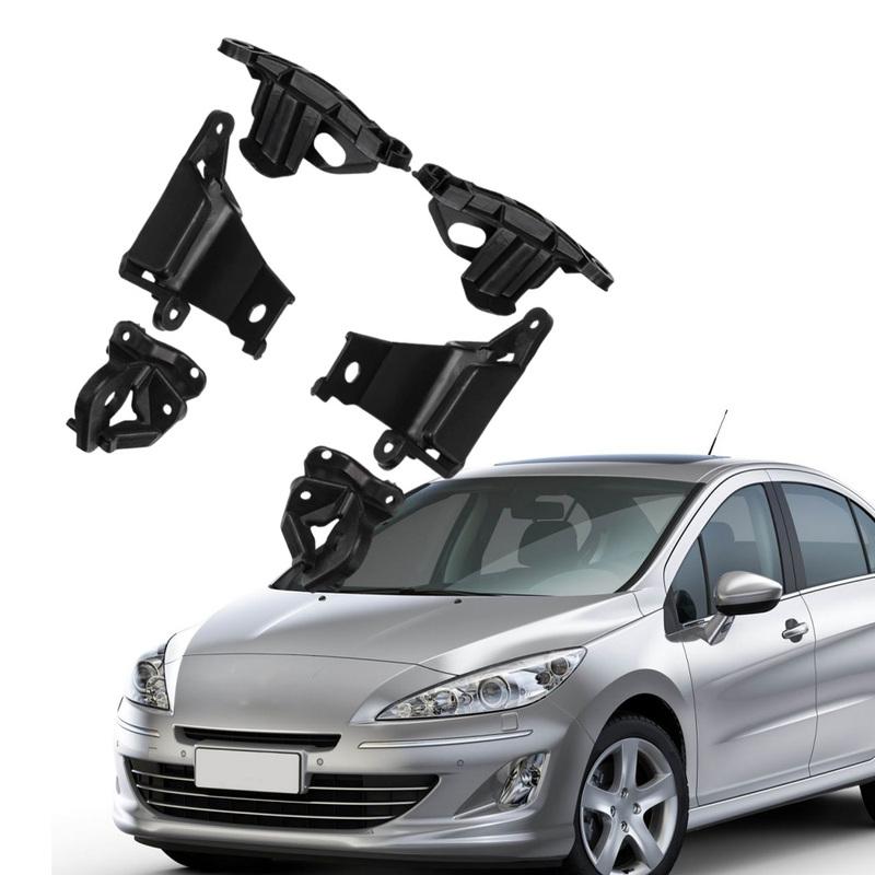 For Peugeot 308 MK1 Base Hatchback CC Convertible 2008-2013 408 2010-2014 Headlamp Headlight Bracket Tab Repair Kit 6212E3