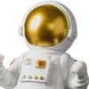 -Resin Statue Space Figure Spaceman Figurine Ornament Sculpture for Kids Room Bookshelf ,Bedroom,