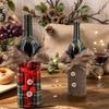 Weihnachtsthema Weinflaschenhülle Tischmittelstück Dekoration Flaschenabdeckung Für Festival Esstischdekoration