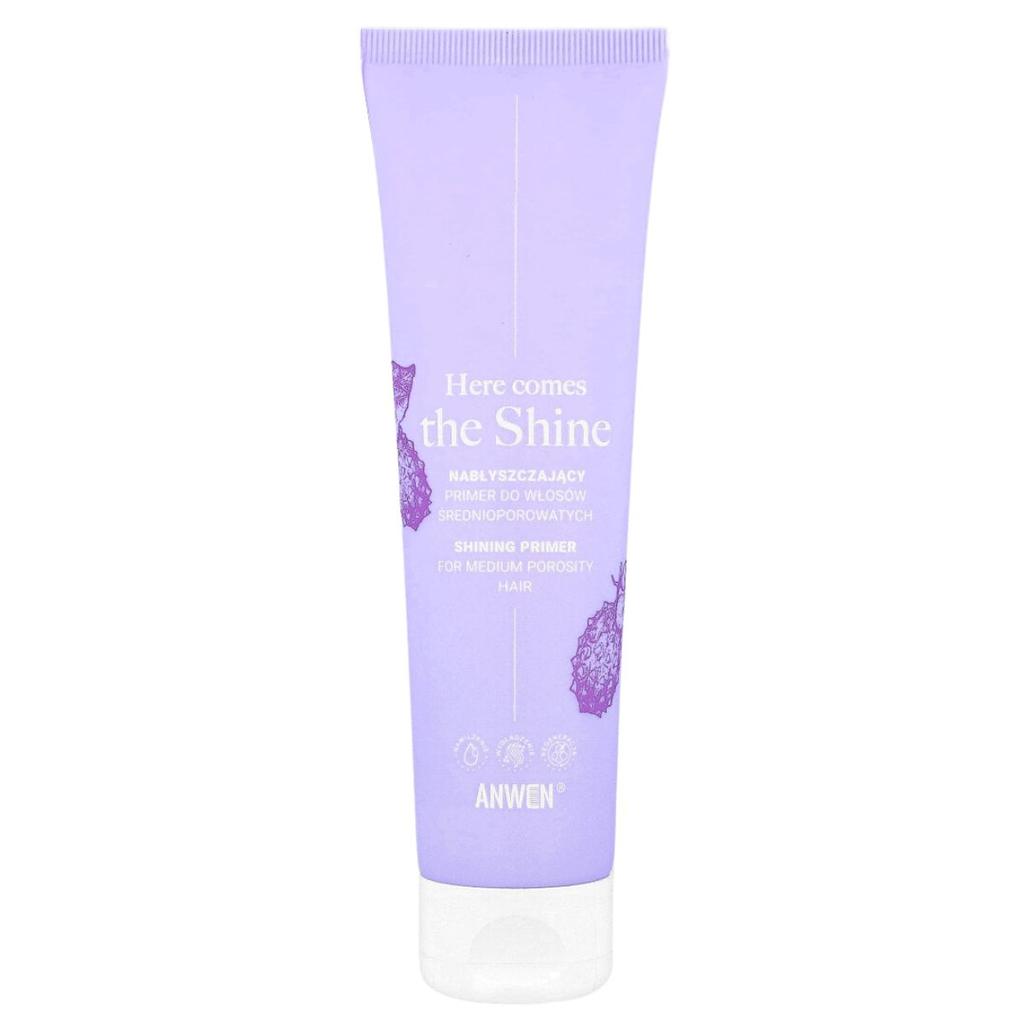 ANWEN - HERE COMES THE SHINE Nabłyszczający Primer do włosów średnioporowatych, 100 ml
