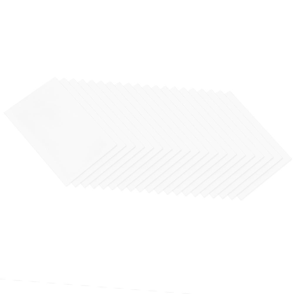 20Pcs Shrink Film Semitransparent Frosted Heat Shrinkable HandPainted  Sheet 0.2mm 2029#
