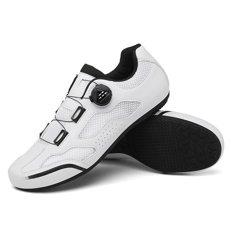 Unisex Cycling Shoes Road Mountain Bikes Hard Sole Breathable Mesh Anti-Slip Pedal Compatible