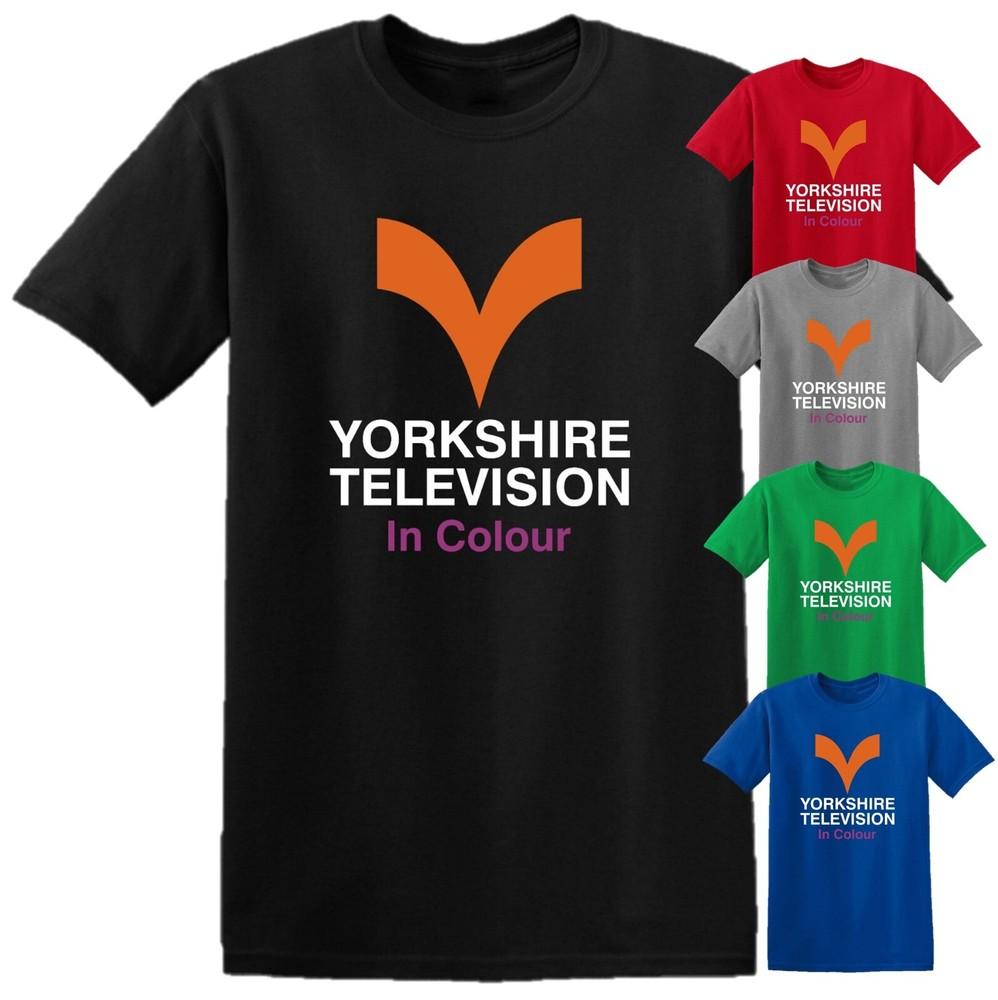 

Yorkshire Television In Colour T-shirt Vintage Retro British TV Broadcaster Top 3XL