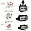Women Makeup Bag Transparent PVC Cosmetic Bag Travel Make Up Case Wash Bag  Large Capacity Toiletry Organizer Pouch