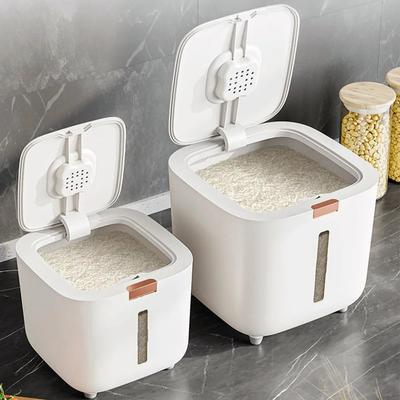 10/5 kg Reiseimer, feuchtigkeitsbeständiger, insektensicherer, versiegelter Tank, gepresste Oberfläche, verdickter Pulver-Aufbewahrungseimer, Küchen-Aufbewahrungsbox