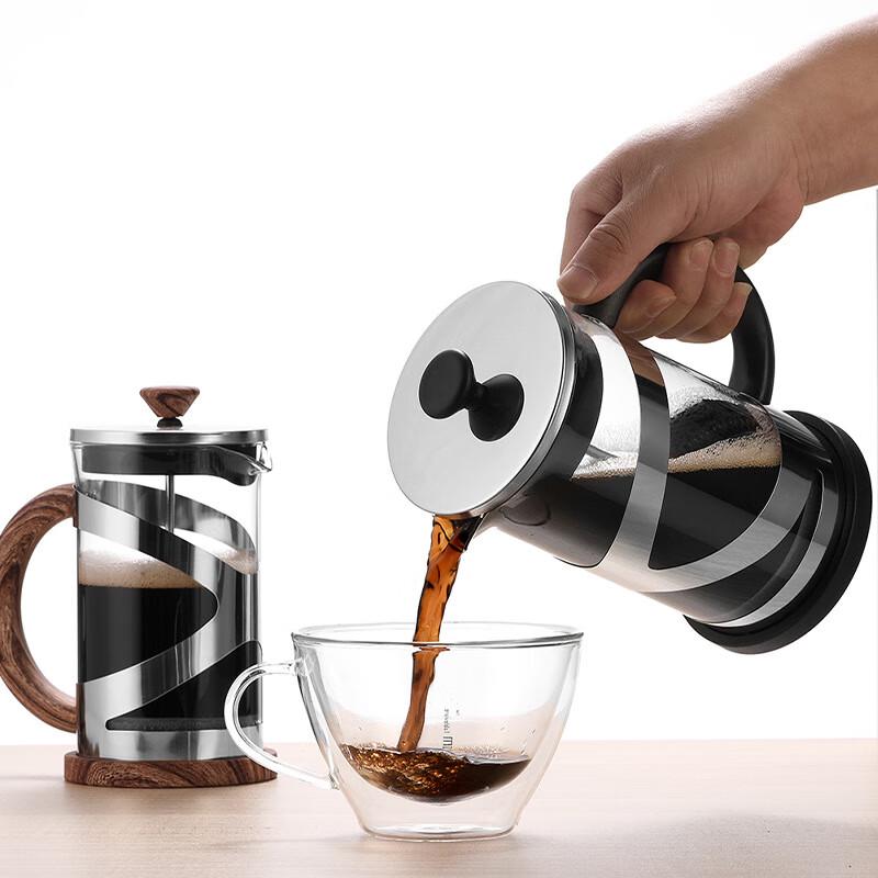 LISM Borosilicate Glass French Press Coffee Maker