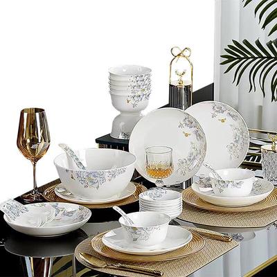 Northern Scenery Bone China Dinnerware Gift Set