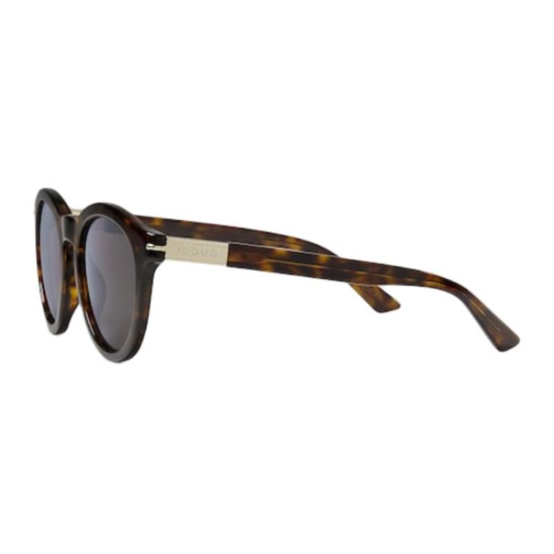 

GUCCI Tortoiseshell Frame Round Sunglasses Men s Brown 45 серый