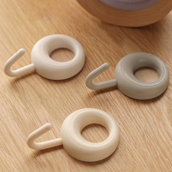 4 STuks Haken Zelfklevend Geen Boor Haken Sterke Kleefkracht Ophang Organizer voor Badkamer Keuken Handdoek Jas