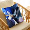 S-Sonic the Hedgehog Personalized Pillow Dust Cover Bedroom Kids Party Decoration Pillowcase Birthday Children Gift