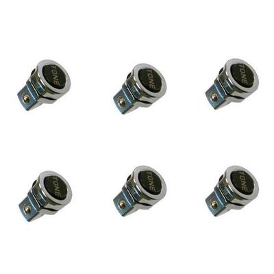 TONE Ratchet Open End Adapter Pack of 6 RA3-6S, 9.5mm (3/8") Drive,