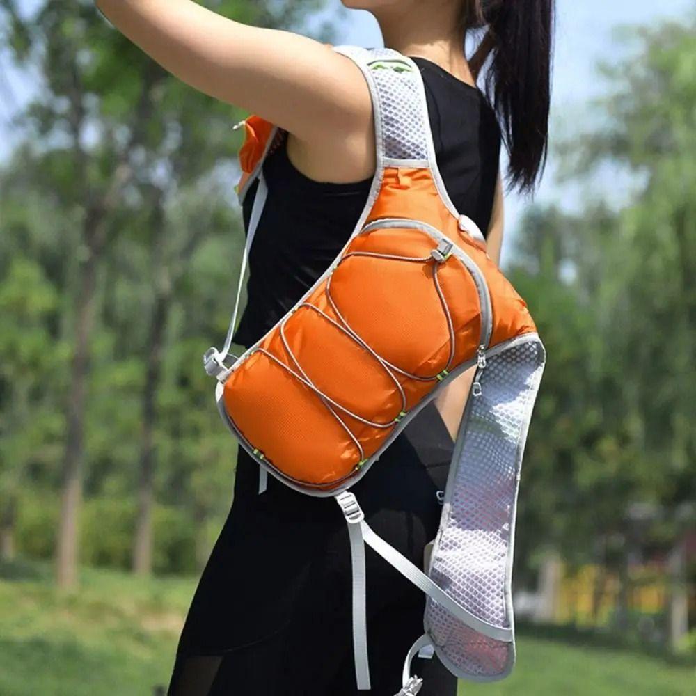 Wasserdichte Nylon Laufweste mit Aufbewahrung für Trinkflasche, atmungsaktiv mit Handyhalterung, reflektierende Lauftasche für Outdoor