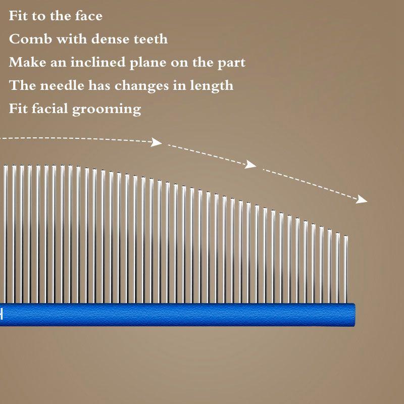 Ultra-light Pet Comb Aviation Aluminum Comb Dog High-end Grooming Comb Cat Dogs Cleaning Brush Pin Comb Hair Brush Dropshipping