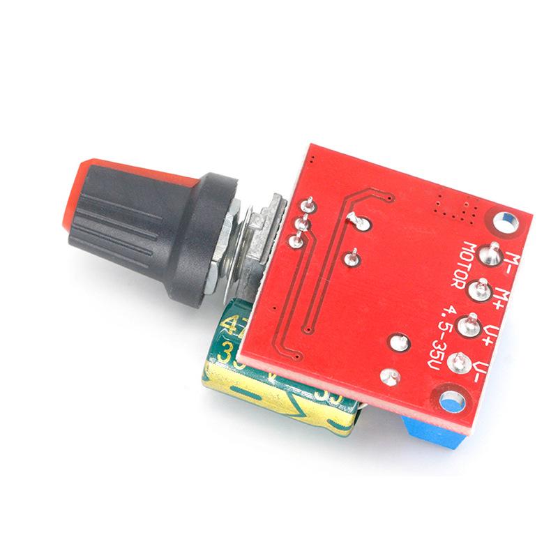 DC-motorhastighetsregulator & LED-dimmermodul, 5V-35V, 5A
