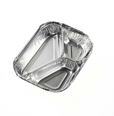 (CAPTAIN STAG) Aluminum Barbecue Three-mouth Plate with Partition Set of 3 M-6659