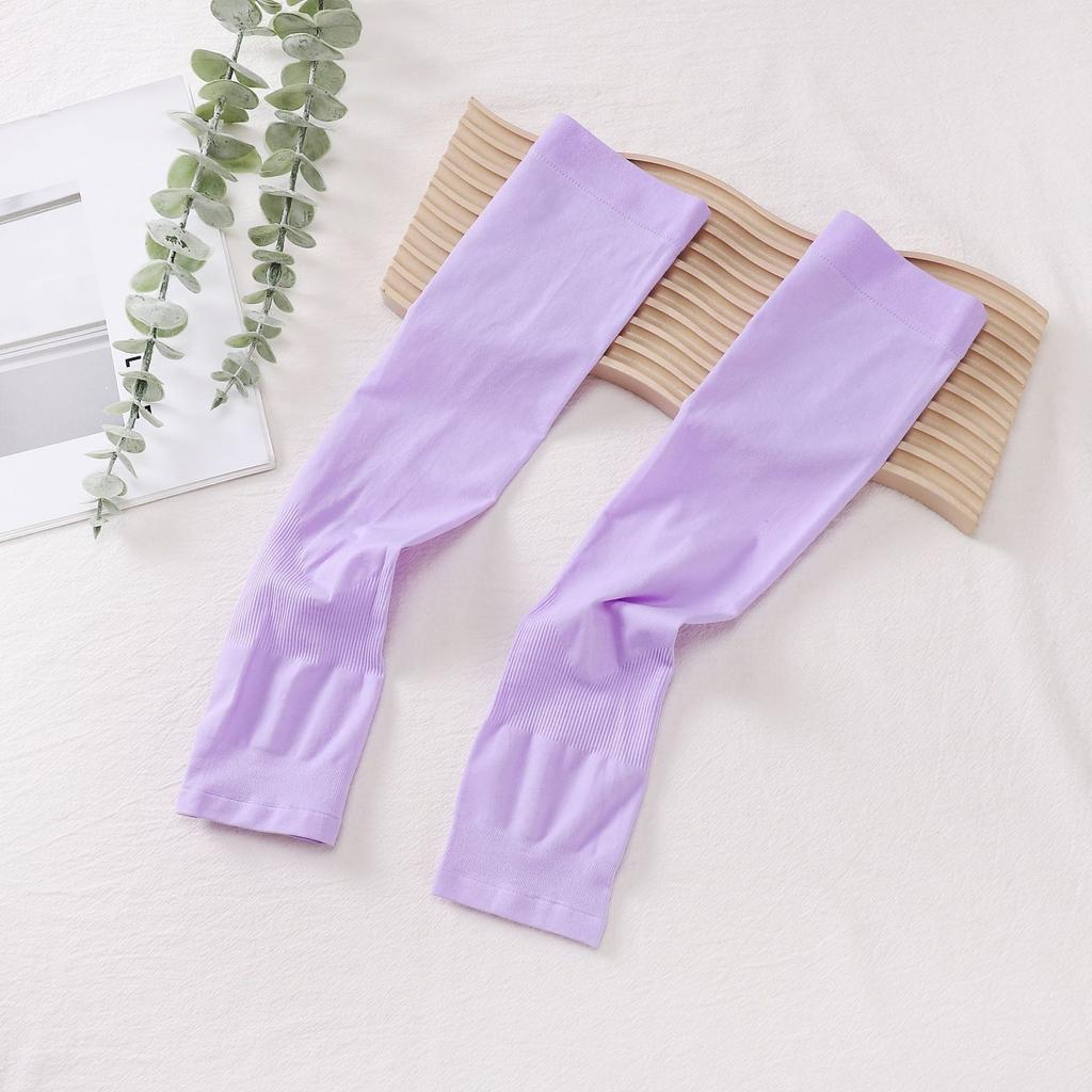 Sports Ice Sleeves Ice Silk Sleeves Sunscreen Sleeves Outdoor Cycling Summer Sunscreen Solid Color Sleeves Gloves Ice Sleeves